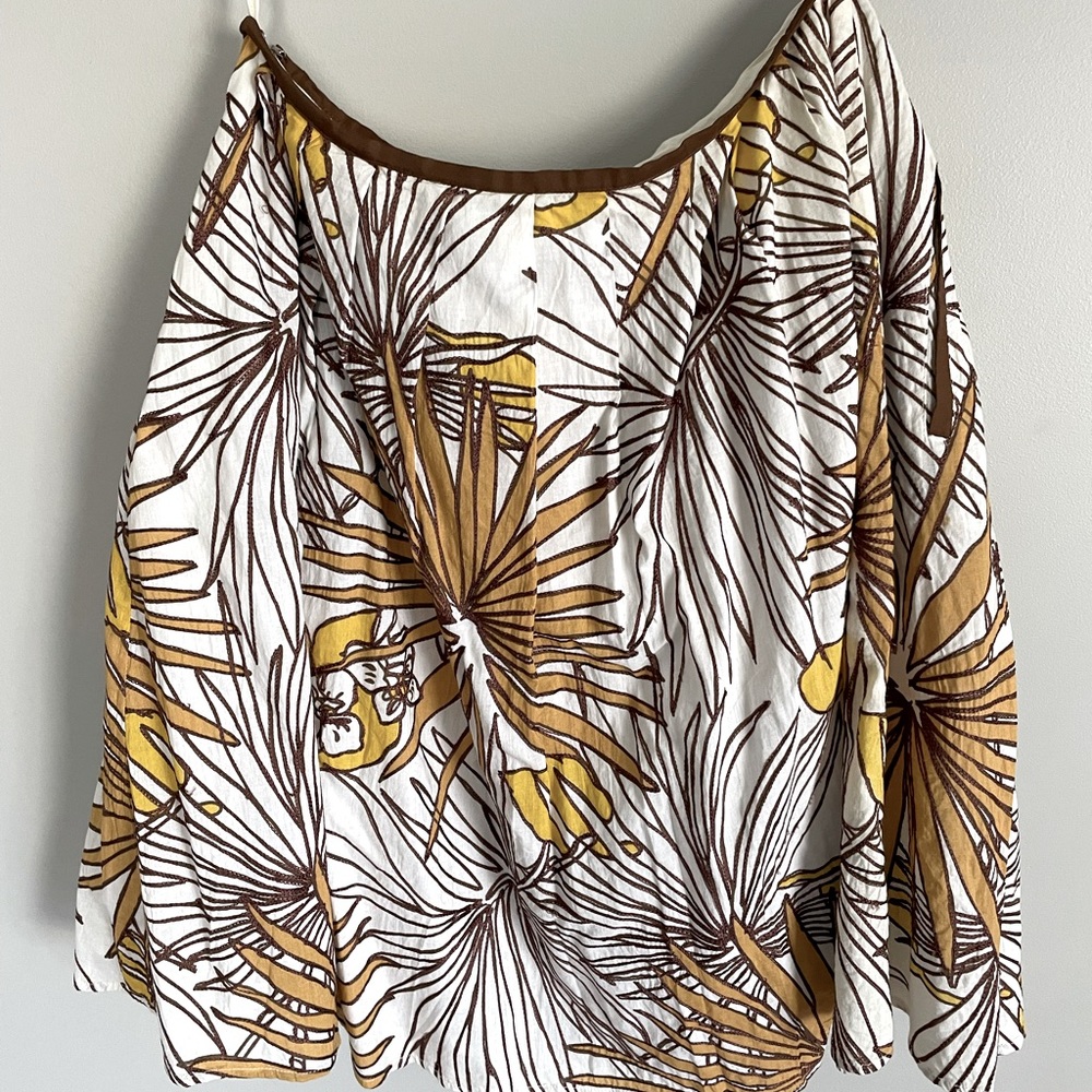 Liquid Brown/Yellow/ White skirt size 2